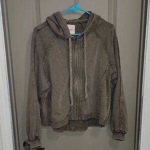 Lucky Brand Gray Textured Jacket